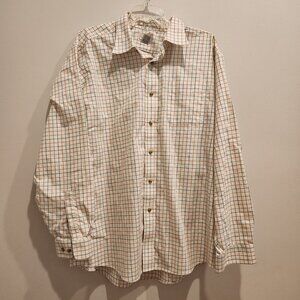 L. L. Bean Mens Wrinkle Free Oxford Button Down Shirt